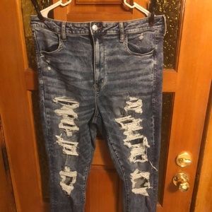 American Eagle Cropped Denim Jeggings